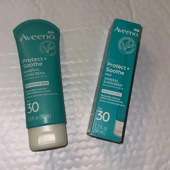 Aveeno Protect and Soothe Sunscreen Duo, Body and Face. - Picture 1 of 4